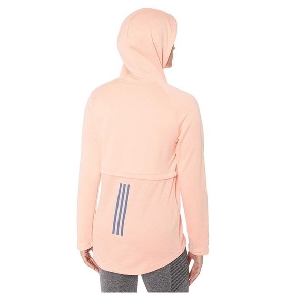 Adidas Team Issue Full Zip Hoodie Small | New Without Tags | Glow Pink/White - Picture 2 of 11